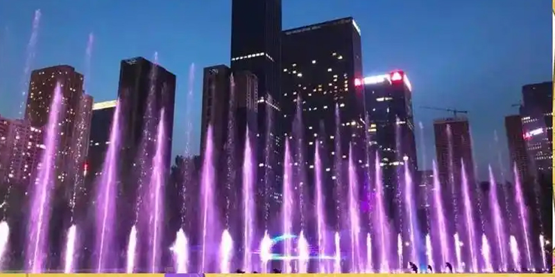 网红打卡点喷泉设计