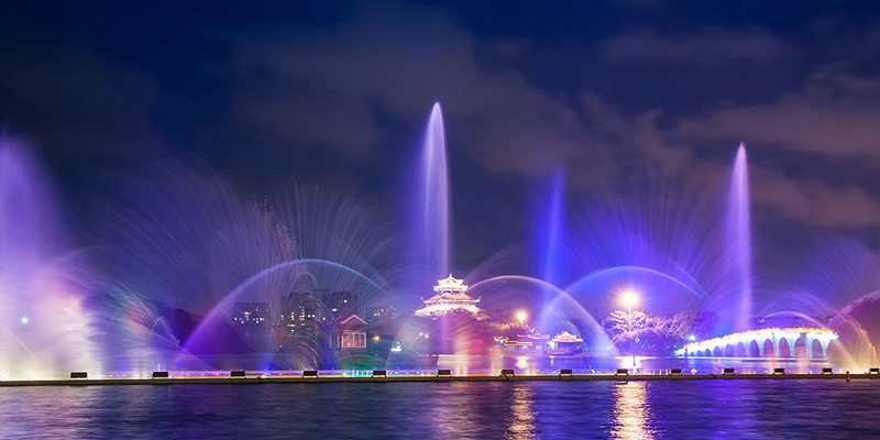 节日主题喷泉秀设计